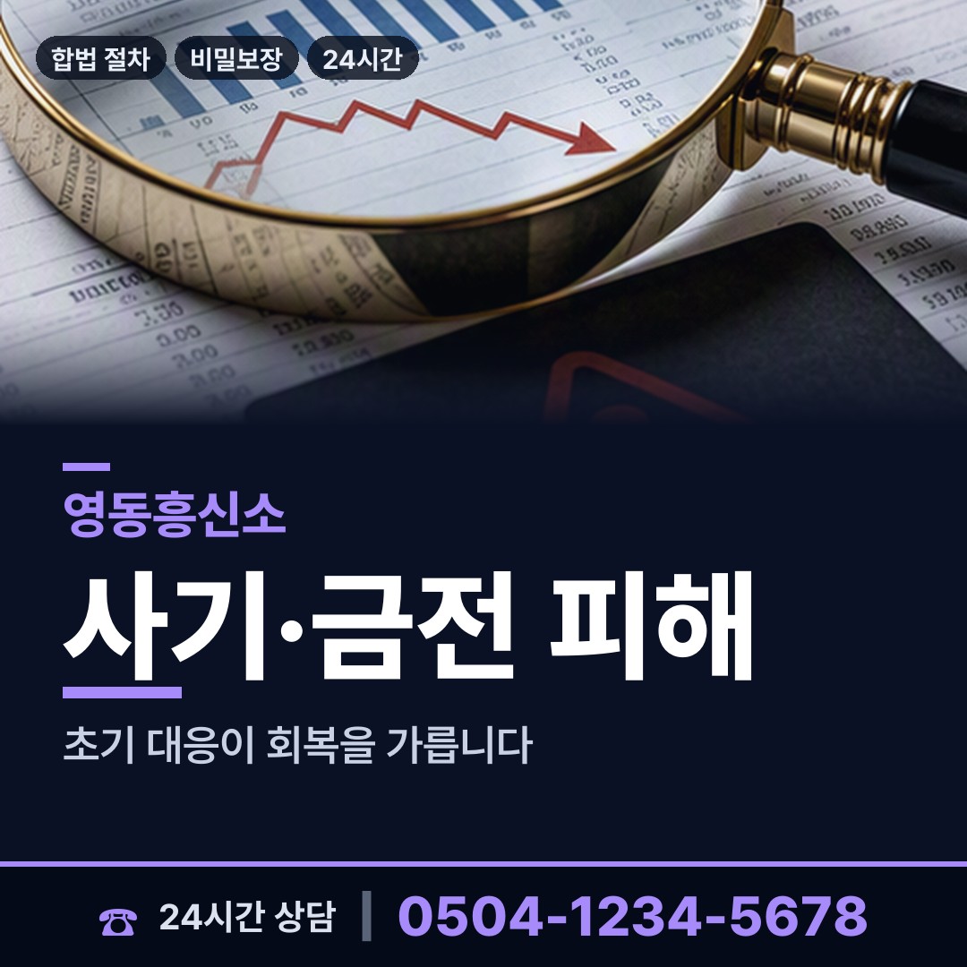 영동 양강면 기업조사 상담 안내